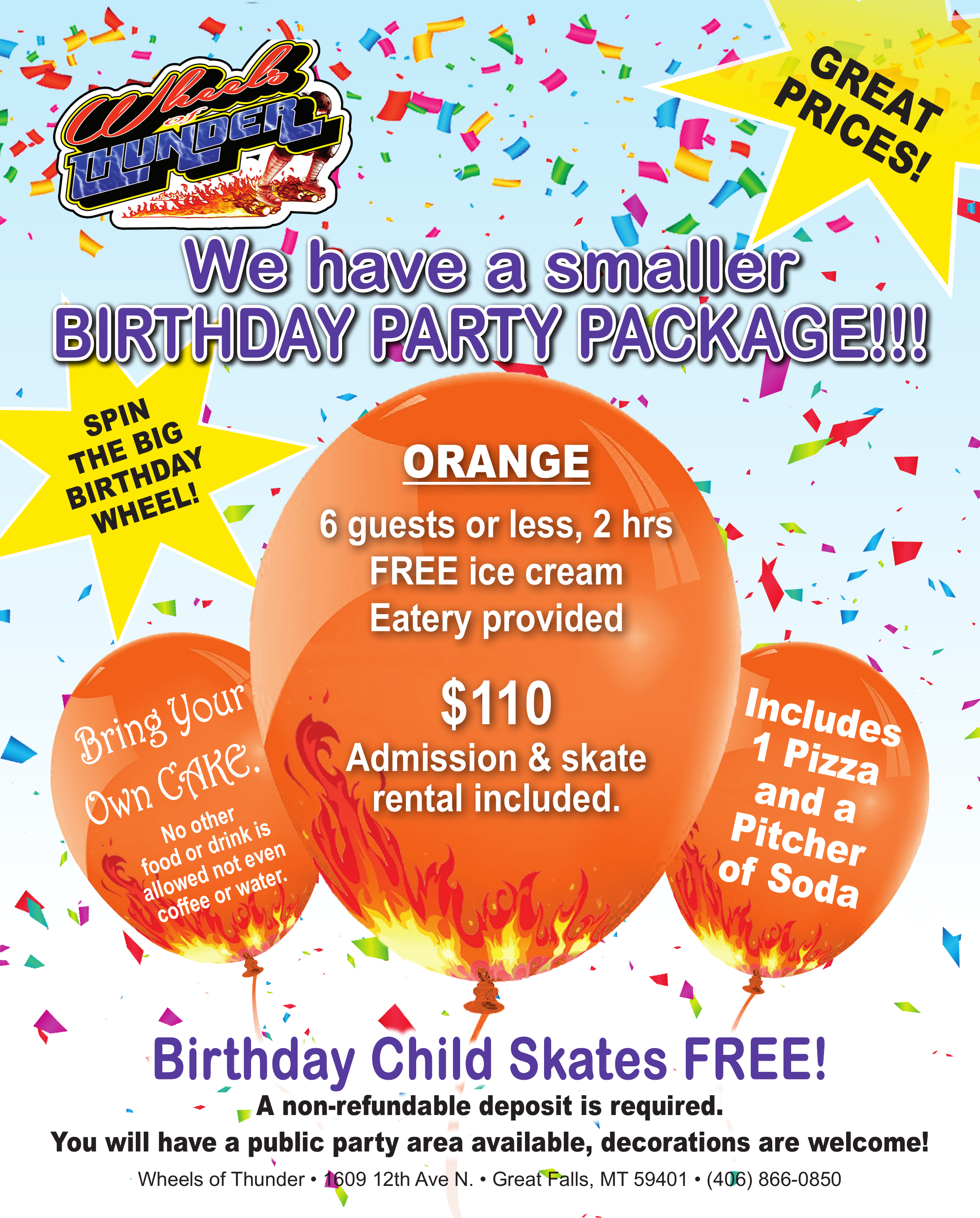 Birthday Party Flier