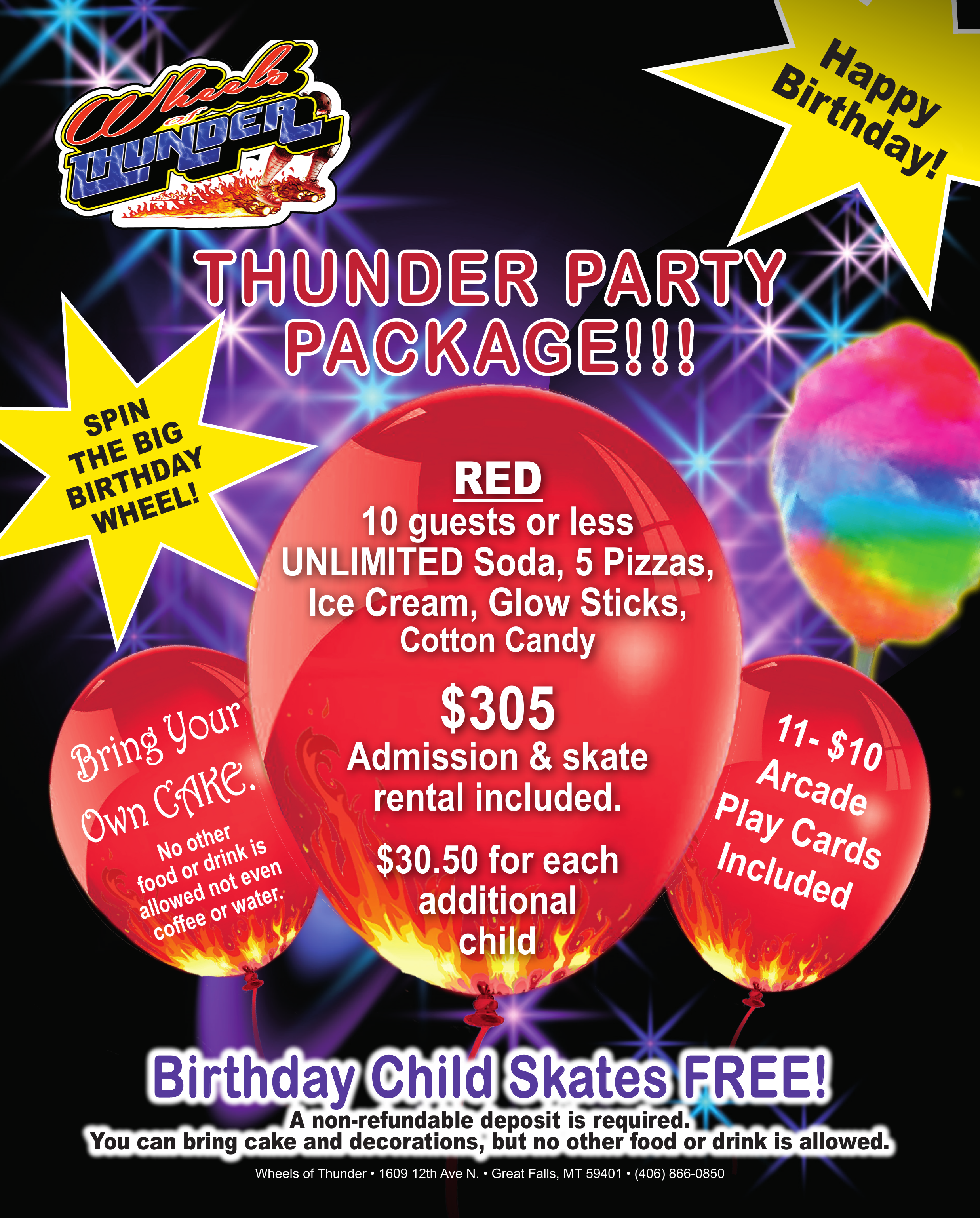 Birthday Party Flier