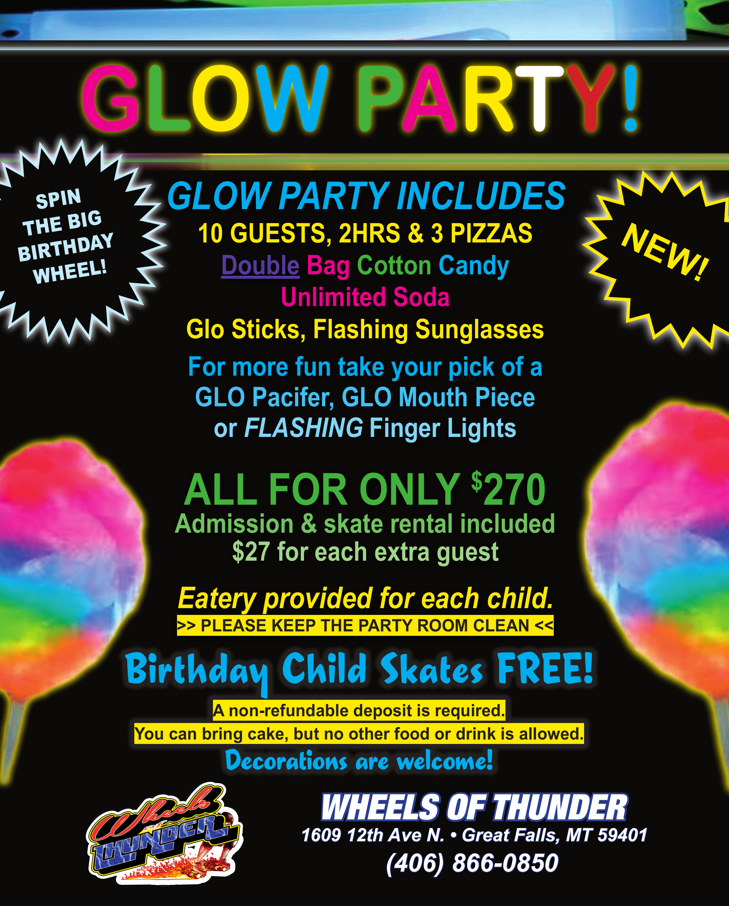 Glo Party Flier